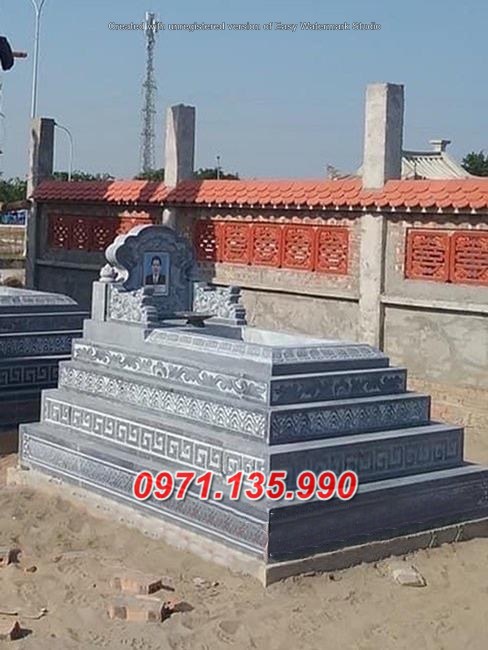 48 mẫu mộ đá thờ tro hài cốt tam cấp đẹp bán hậu giang
