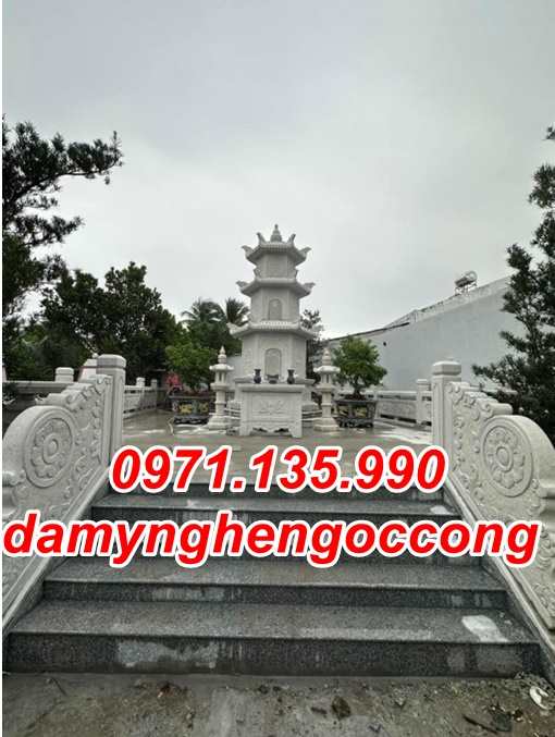72- mẫu mộ tháp bằng đá đẹp bán huyện đất đỏ Vũng Tàu