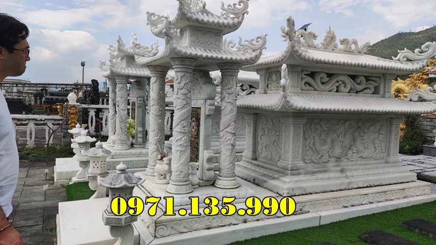 Mẫu mộ bằng đá Trắng đẹp bán tại Vũng Tàu