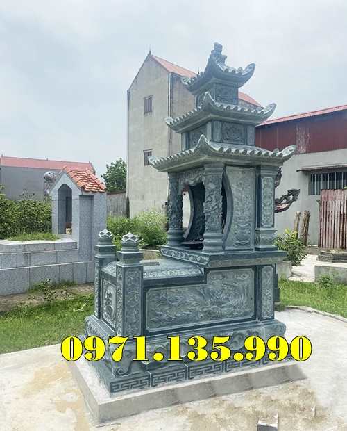 Mẫu mộ bằng đá chôn tươi 1 lần đẹp bán tại Vũng Tàu
