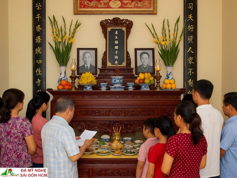 văn khấn cúng giỗ ông bà