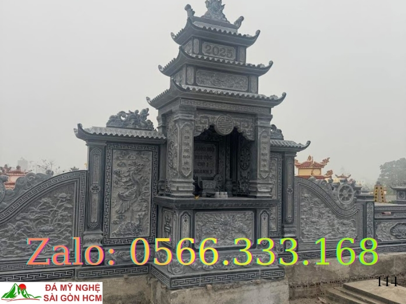 Thiết Kế & Thi Công Nhà Mồ Đá Khối Đẹp Tại Trà Vinh✔️ 15 Nhà Mồ Đẹp Trà Vinh