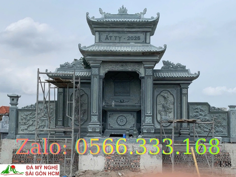 Thiết Kế & Thi Công Nhà Mồ Đá Khối Đẹp Tại Tây Ninh✔️ 15 Nhà Mồ Tây Ninh