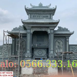 Thiết Kế & Thi Công Nhà Mồ Đá Khối Đẹp Tại An Giang✔️ 10 Nhà Mộ An Giang