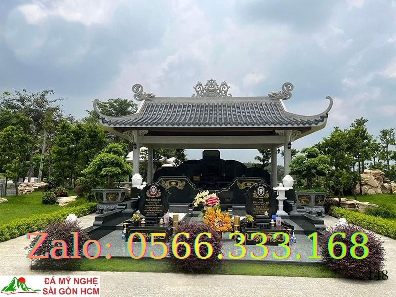 Thiết Kế & Thi Công Nhà Mồ Đá Khối Đẹp Tại Long An✔️ 14 Nhà Mồ Đẹp Long An