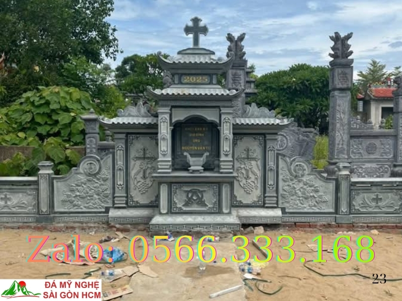 Thiết Kế & Thi Công Nhà Mồ Đá Khối Đẹp Tại Lâm Đồng✔️ 14 Mẫu Nhà Mồ Đẹp Lâm Đồng