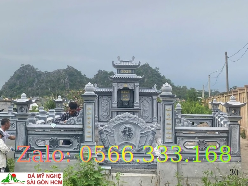 Thiết Kế & Thi Công Nhà Mồ Đá Khối Đẹp Tại Long An✔️ 16 Nhà Mồ Đẹp Đơn Giản Long An