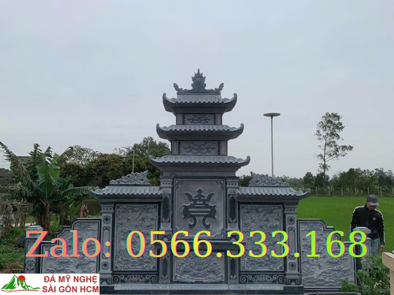 Thi Công Lăng Mộ, Lăng Thờ Đá Khối Đẹp Lai Châu✔️ 16 Mẫu Lăng Mộ Đá Đẹp Lai Châu