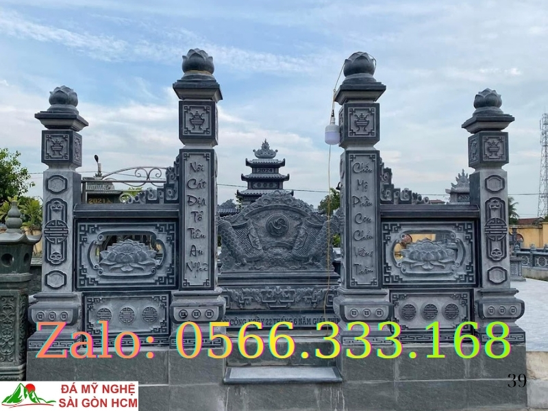 Thiết Kế & Thi Công Nhà Mồ Đá Khối Đẹp Tại Trà Vinh✔️ 14 Nhà Mồ Trà Vinh