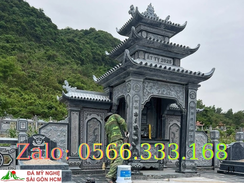 Thi Công Lăng Mộ, Lăng Thờ Đá Khối Đẹp Bắc Giang✔️ 13 Lăng Mộ Đẹp Bắc Giang
