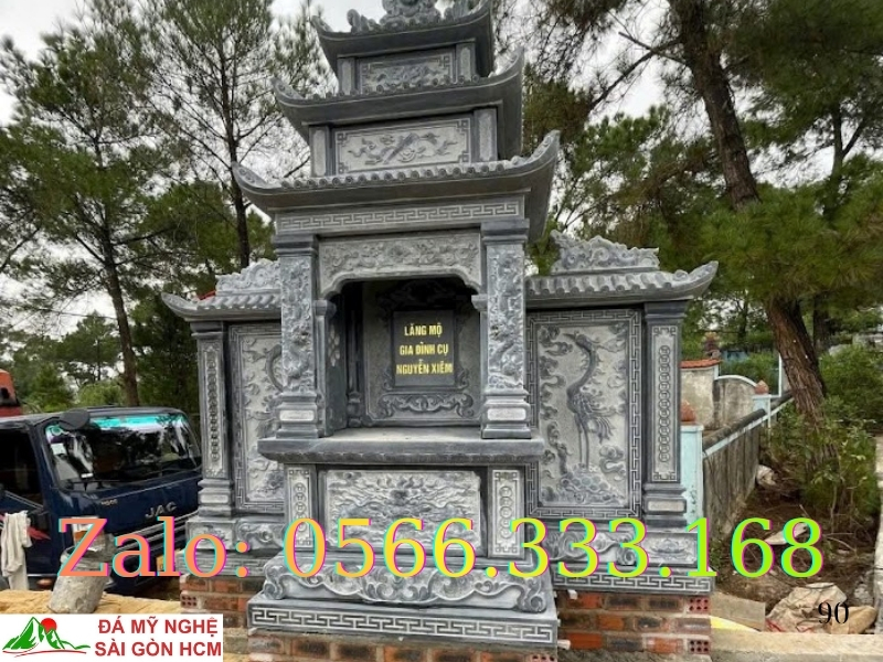 Thi Công Lăng Mộ, Lăng Thờ Đá Khối Đẹp Lai Châu✔️ 13 Lăng Mộ Đá Lai Châu